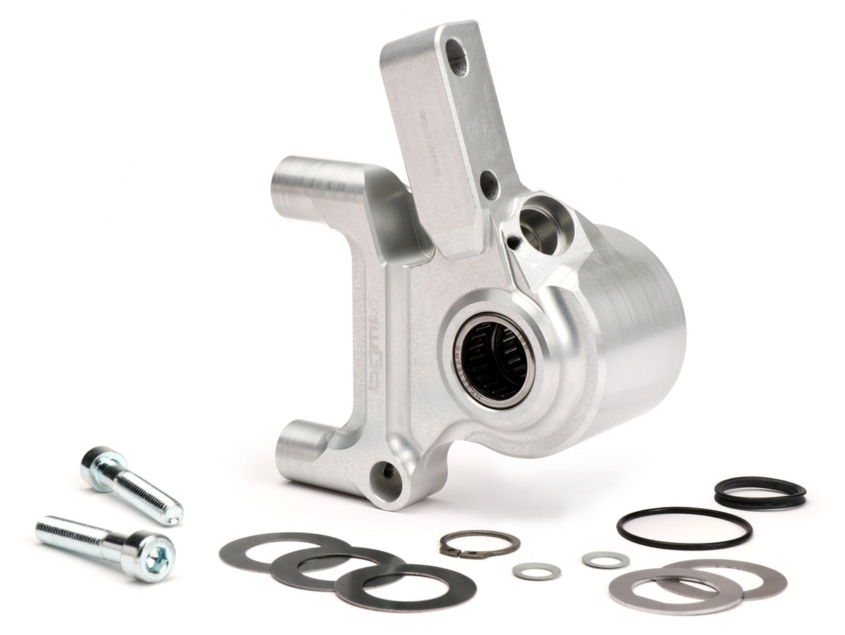 Vespa PX Disc MY 2011 LML BGM CNC Touring Front Brake Caliper Bracket  Brake Drum Type Piaggio/Grimeca - Silver