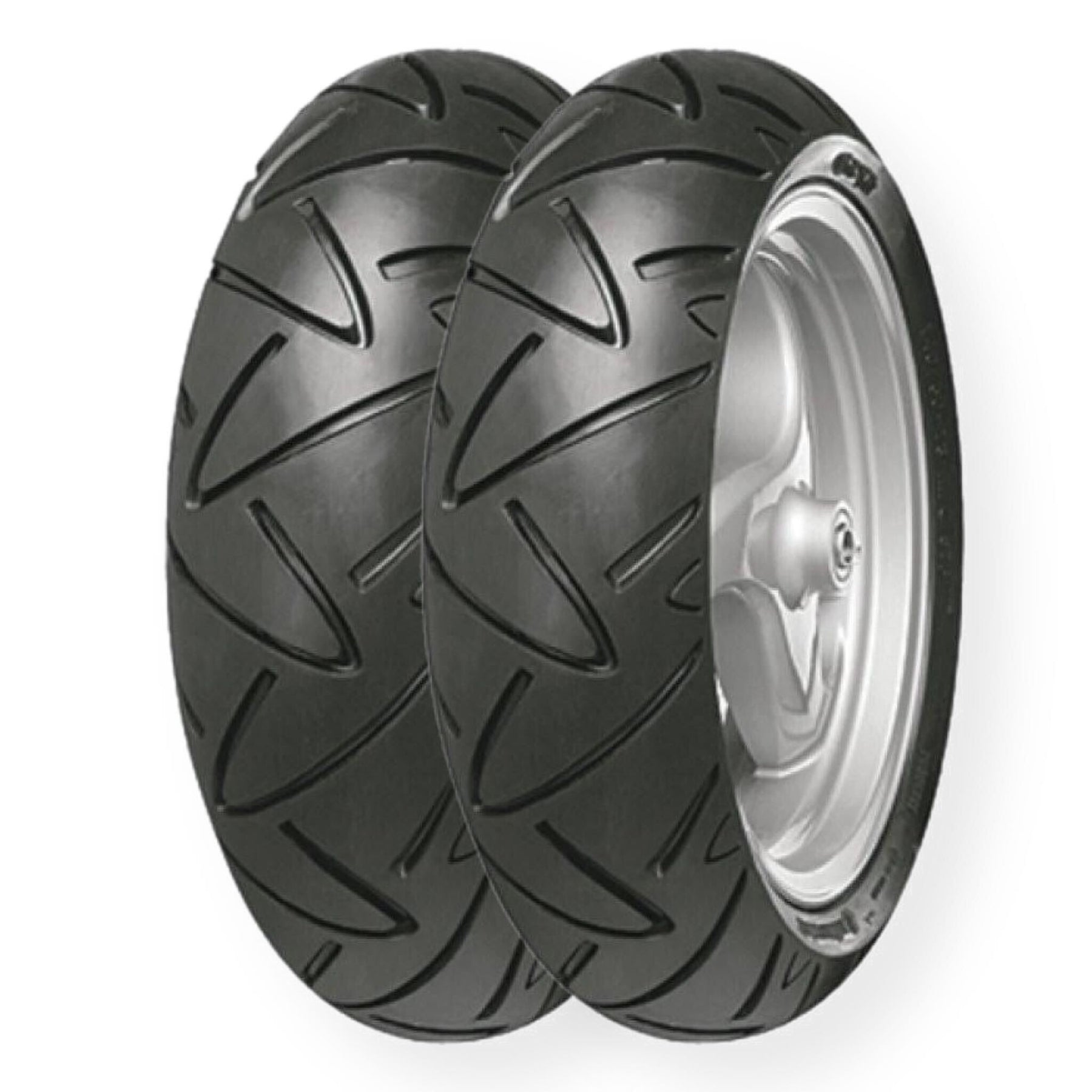 Continental Twist 350 x 10 Tyre - Vespa Lambretta Scooter Tyre - 2 Tyre Bundle