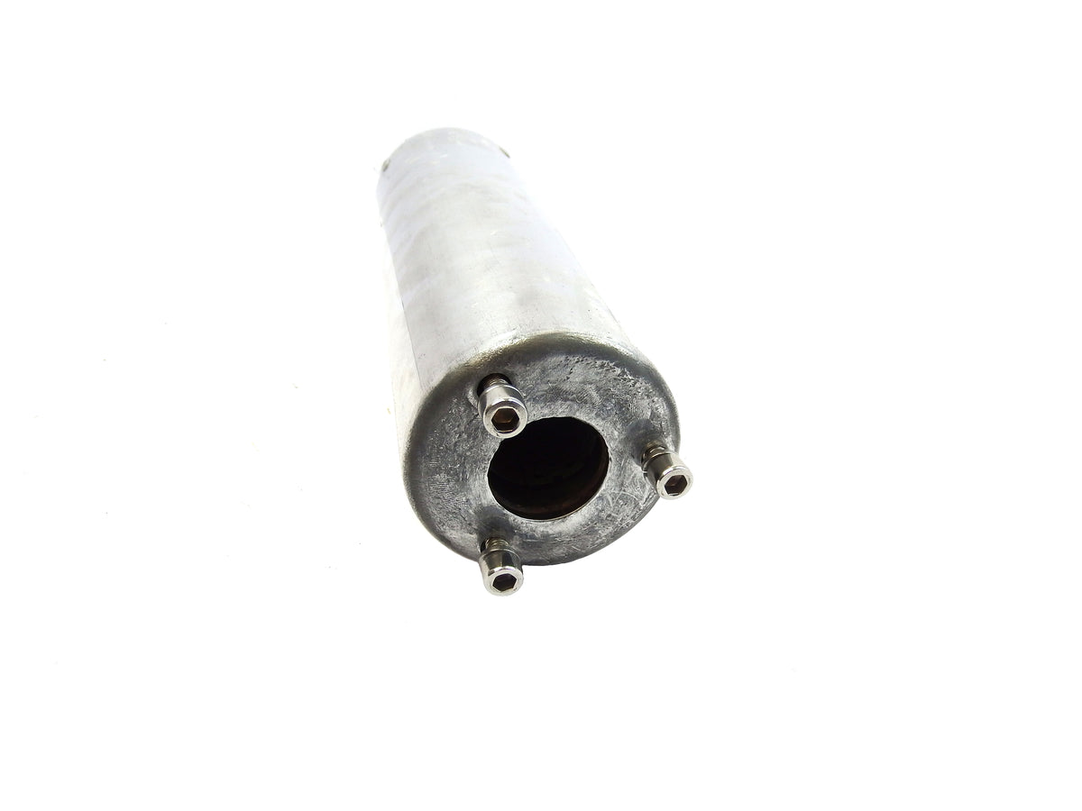 Lambretta Series 1 2 3 Li GP SX TV Sterling Expansion Exhaust End Can Silencer - Polished Alloy