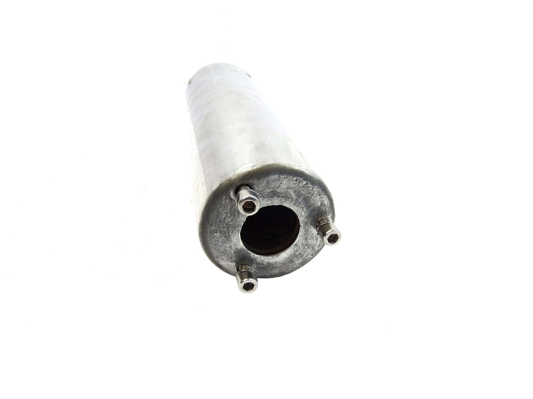 Lambretta Series 1 2 3 Li GP SX TV Sterling Expansion Exhaust End Can Silencer - Polished Alloy