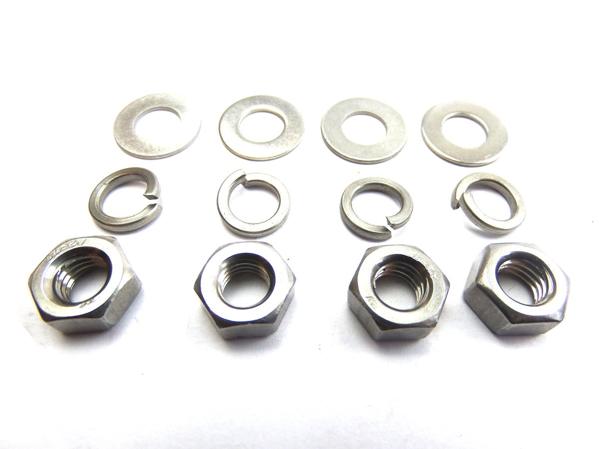 Lambretta Spare Wheel Rim Fixing Kit Standard Nut Type