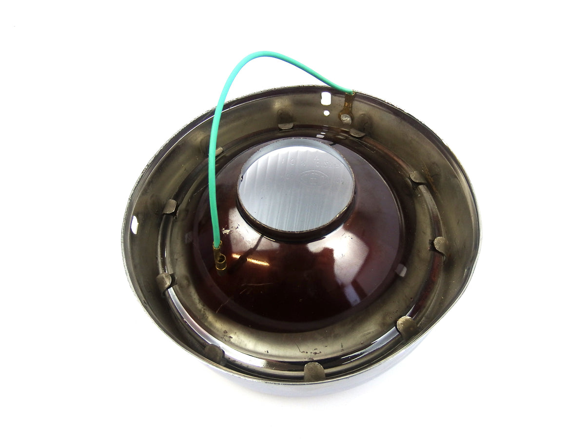 Lambretta Series 2 Li TV Headlight Unit Lamp with Rim
