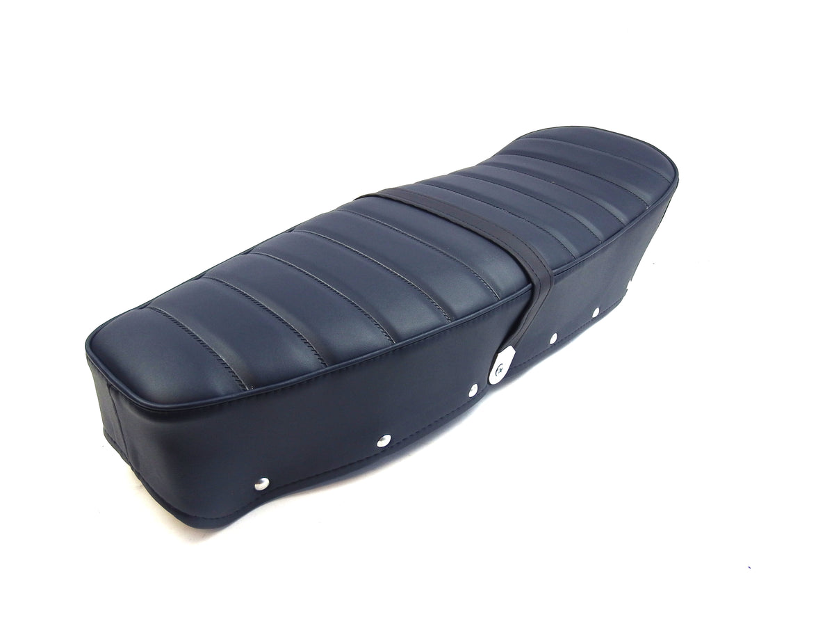 Lambretta Series 1 2 3 Li GP SX TV Original Style Ribbed Seat - Dark Blue