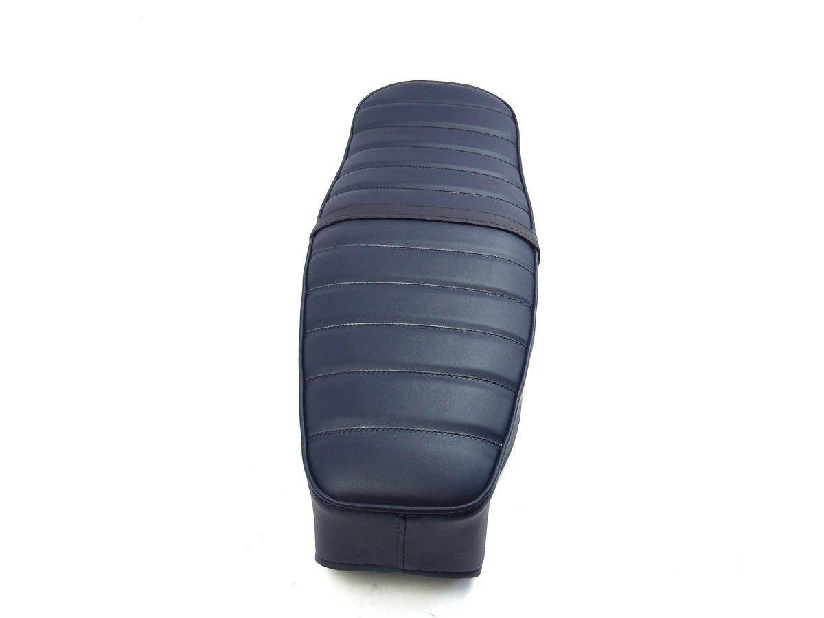 Lambretta Series 1 2 3 Li GP SX TV Original Style Ribbed Seat - Dark Blue