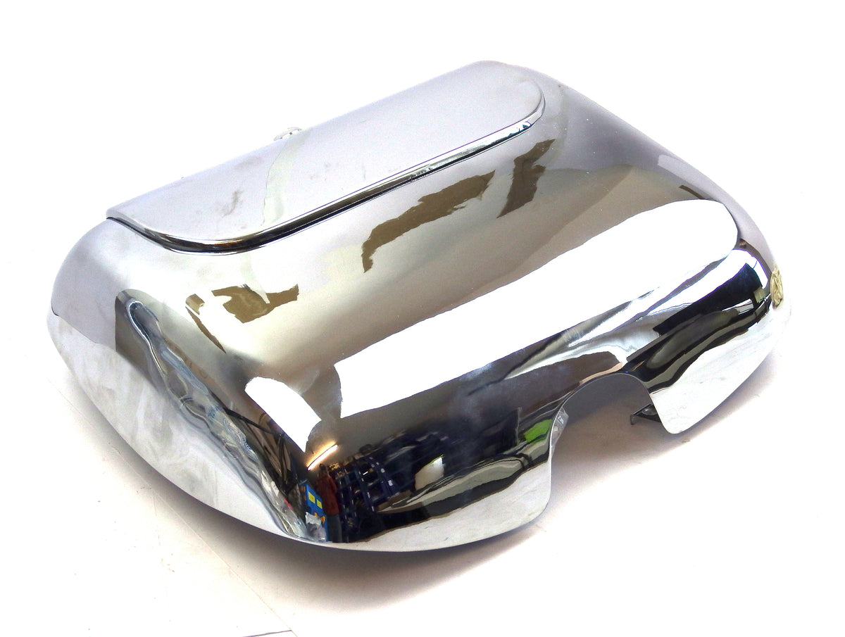 Lambretta Series 3 Li LiS SX TV Chrome Inside Leg Shield Tool Box Ulma Nanucci Style