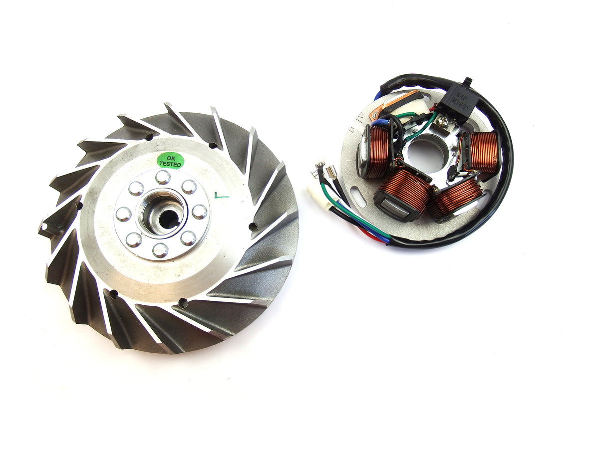 Vespa Stator Plate & Flywheel Electronic V50, Prim