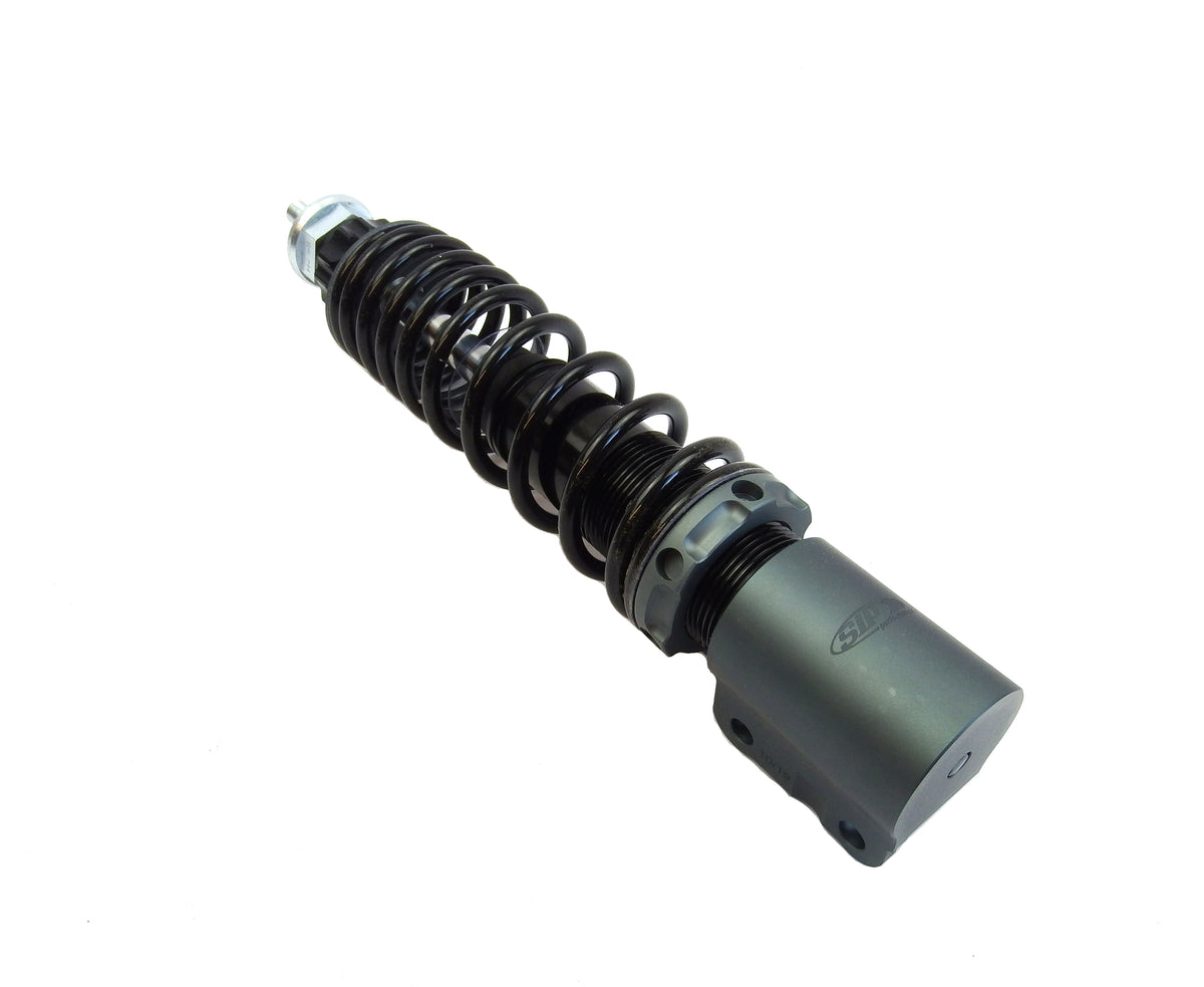 Vespa PX PE T5 SIP Performance 2.0 Front Shock Absorber Aluminium - Matte Grey & Black Spring
