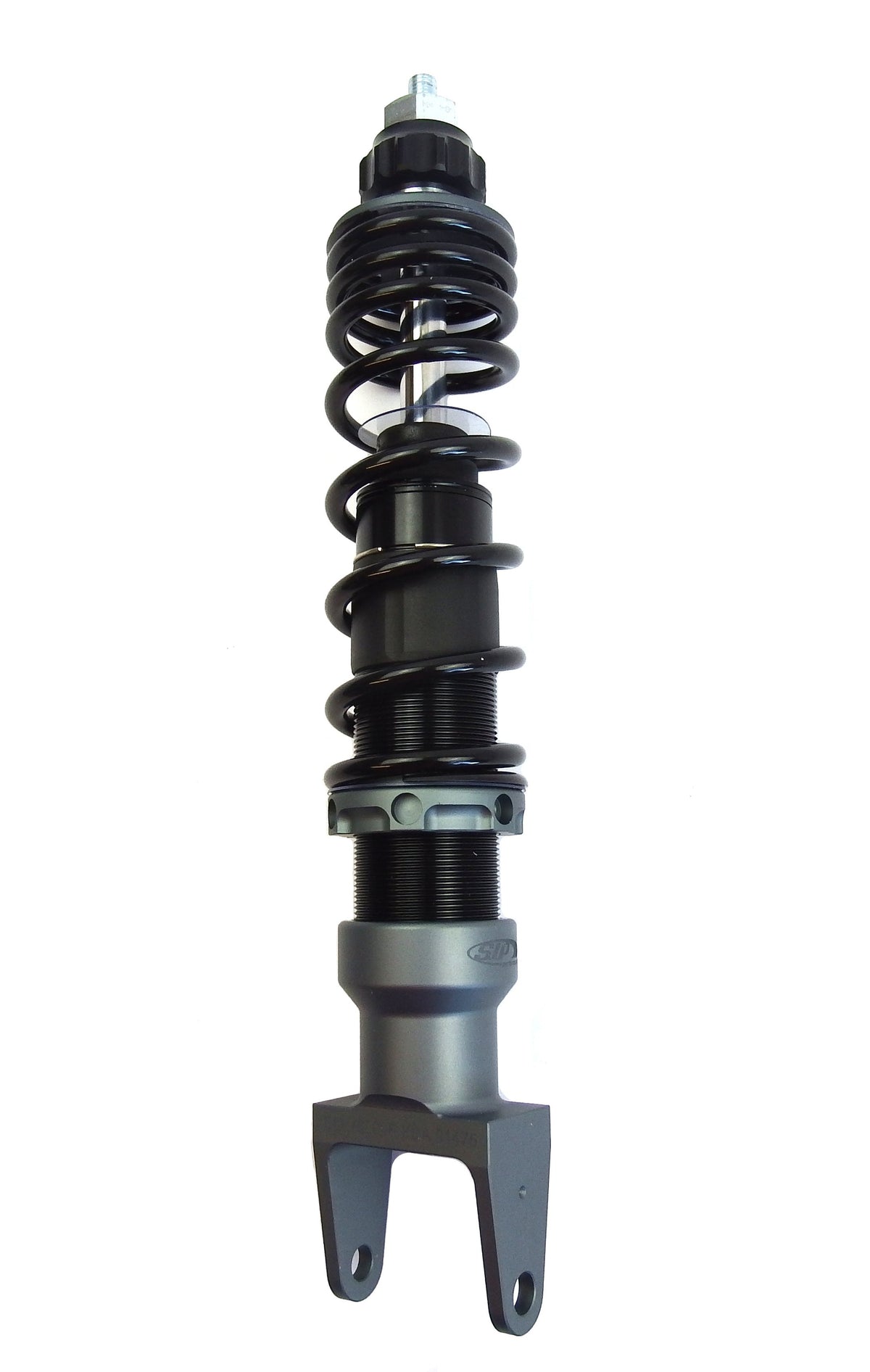 Vespa PX PE T5 SIP Performance 2.0 Rear Shock Absorber Aluminium - Matte Grey & Black Spring