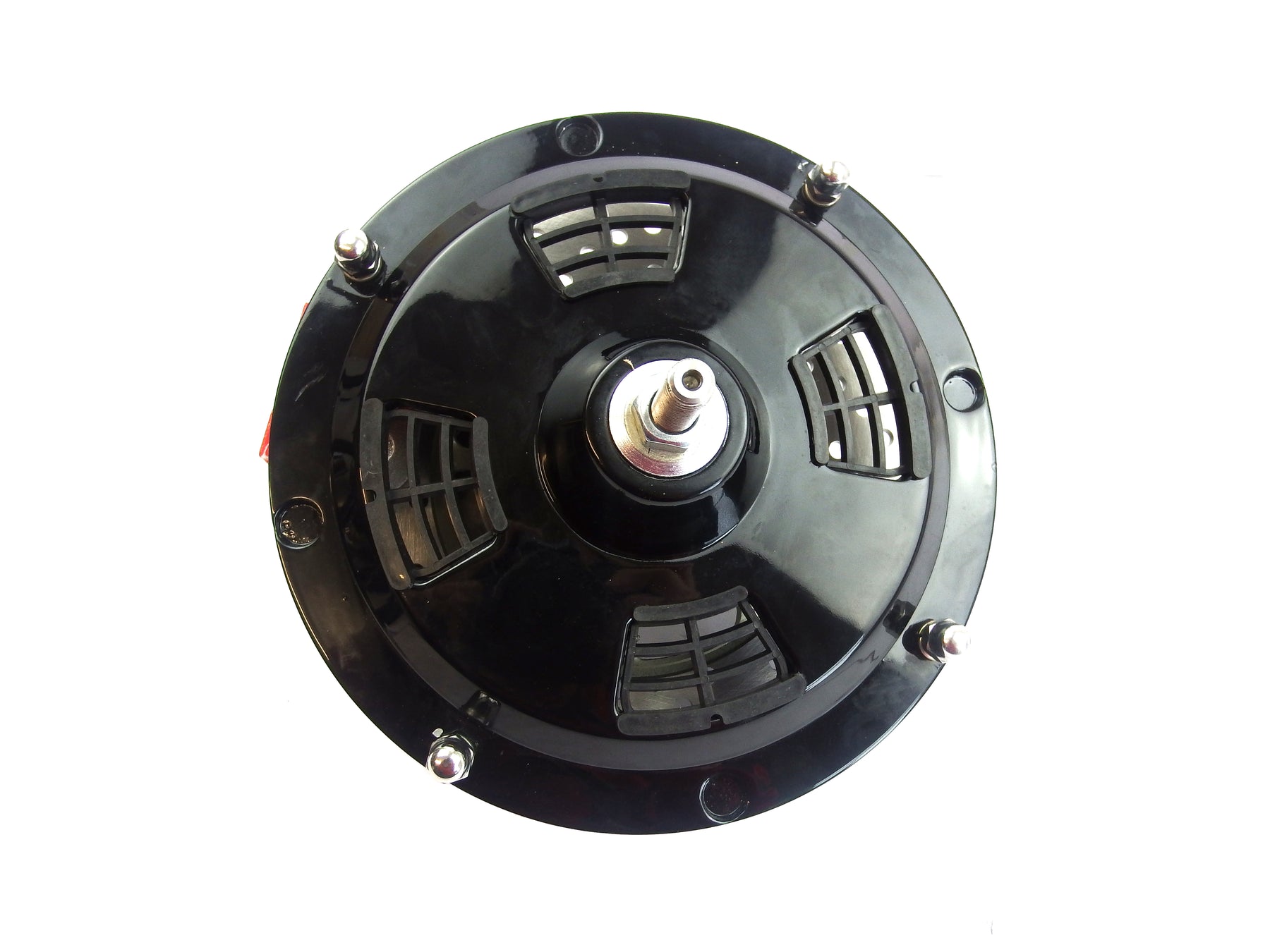 Lambretta Series 1 2 3 Li GP LiS SX TV Hydraulic Outboard Disc Brake Kit - Black With Red Caliper and Black Windows