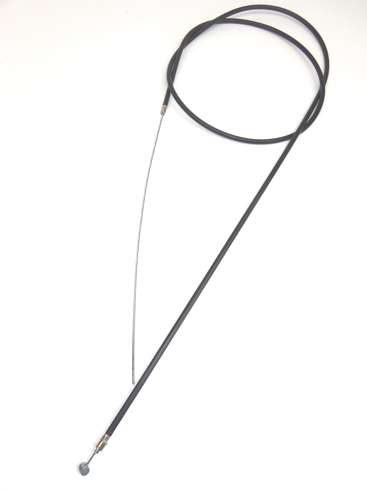 Vespa V50 90 100 Prim ET3 PK Small Frame Clutch Cable Complete - Black 8mm