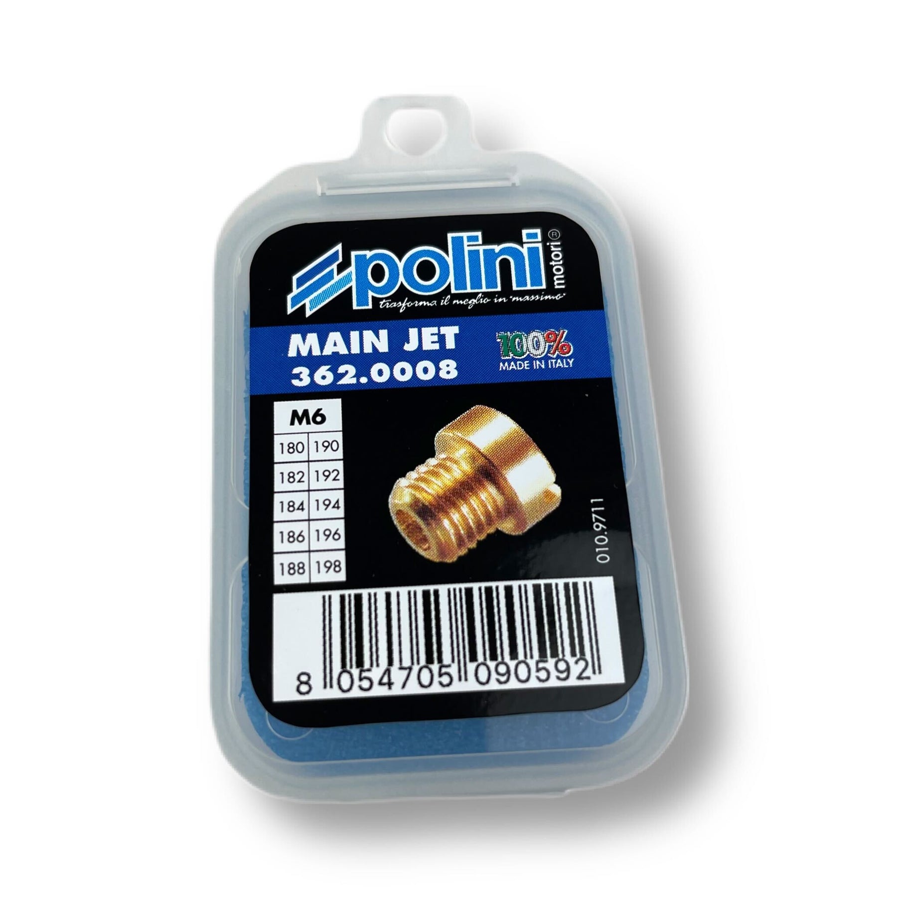 POLINI Dellorto Carburettor 6mm M6 Main Jet Set Packs