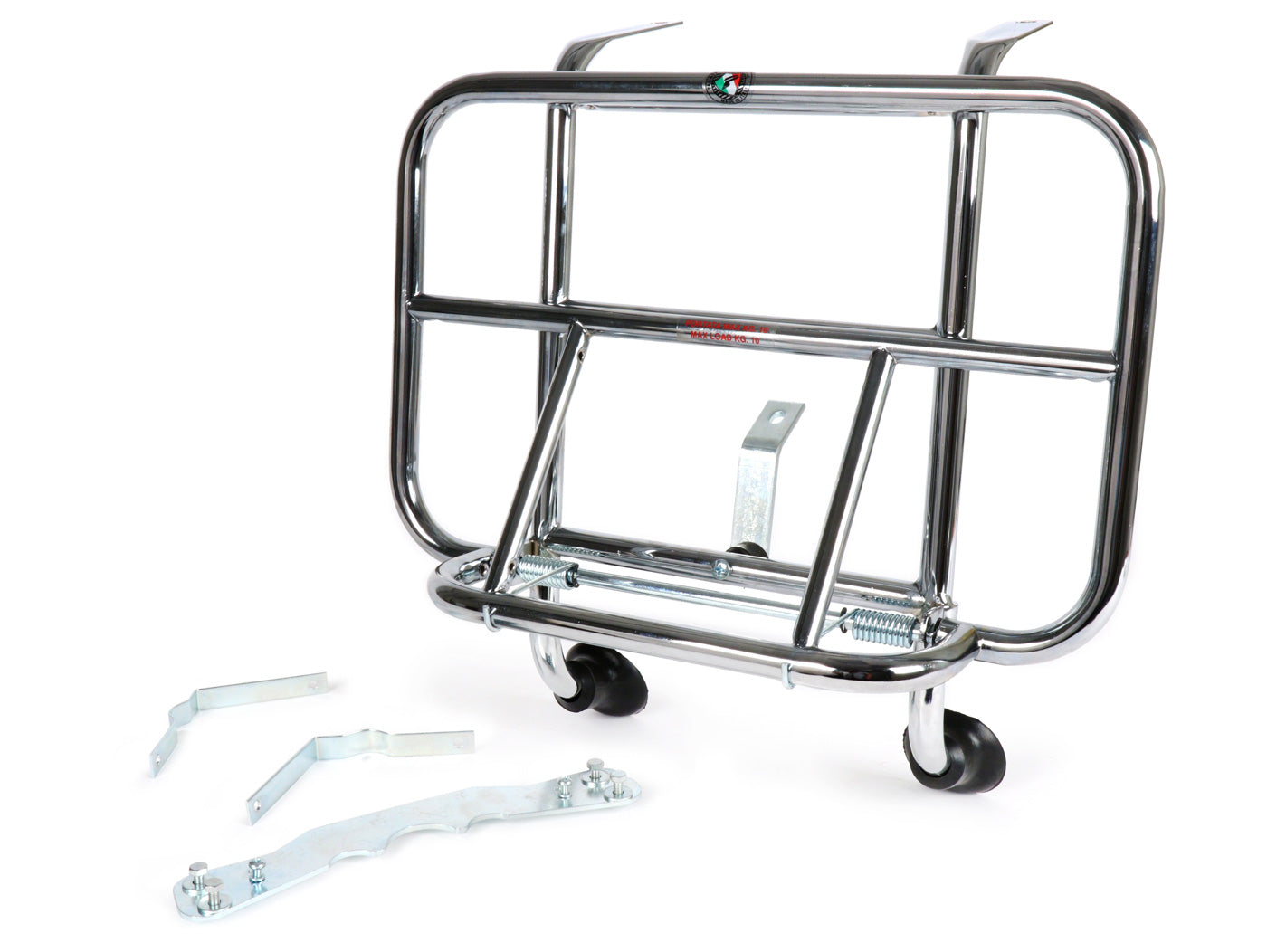 Piaggio Vespa ET2 ET4 Chrome Front Carrier - Chrome Cuppini