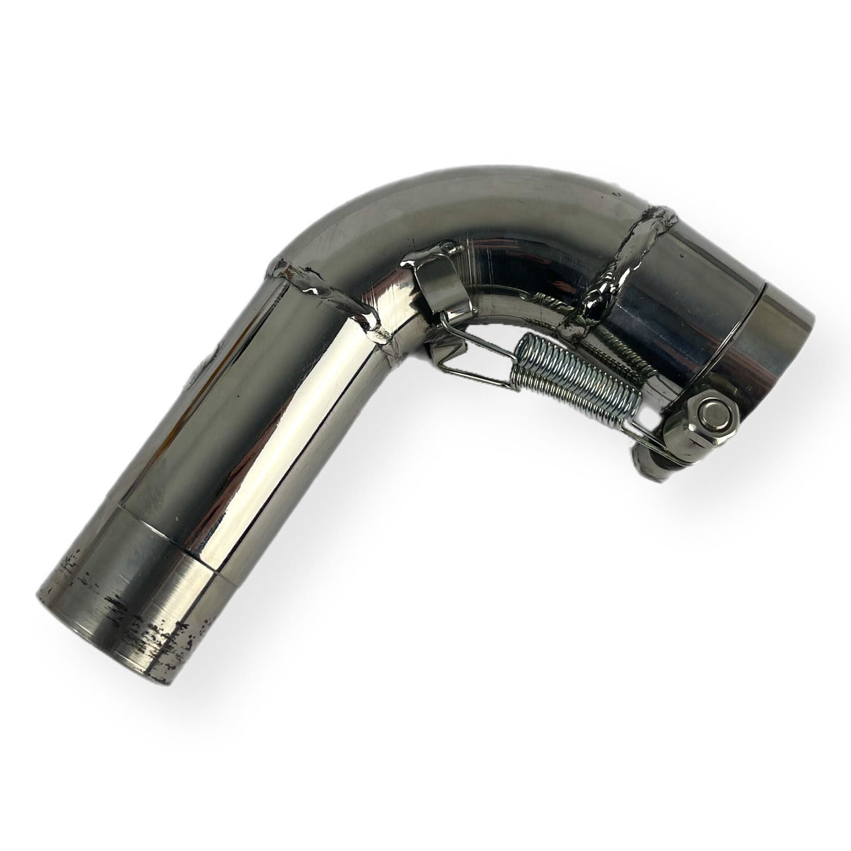 Vespa PX125 150 Sterling Performance Exhaust Left Hand Manifold - Stainless Steel