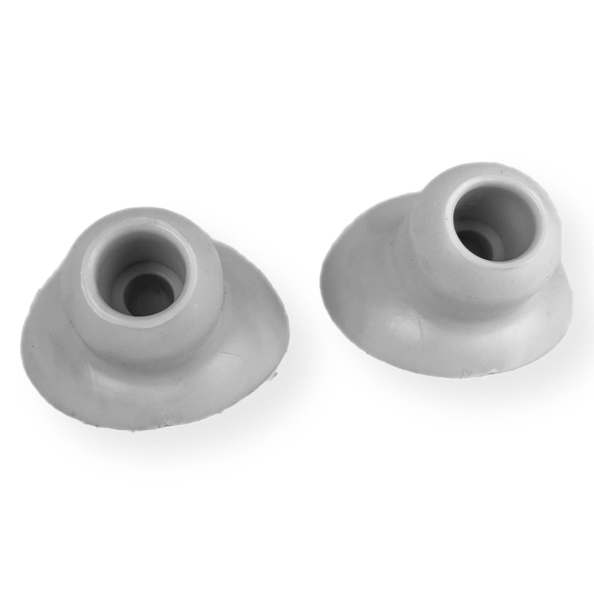 Front Carrier Replacement Rubber Cup/Buffer - 16mm - Pair - White