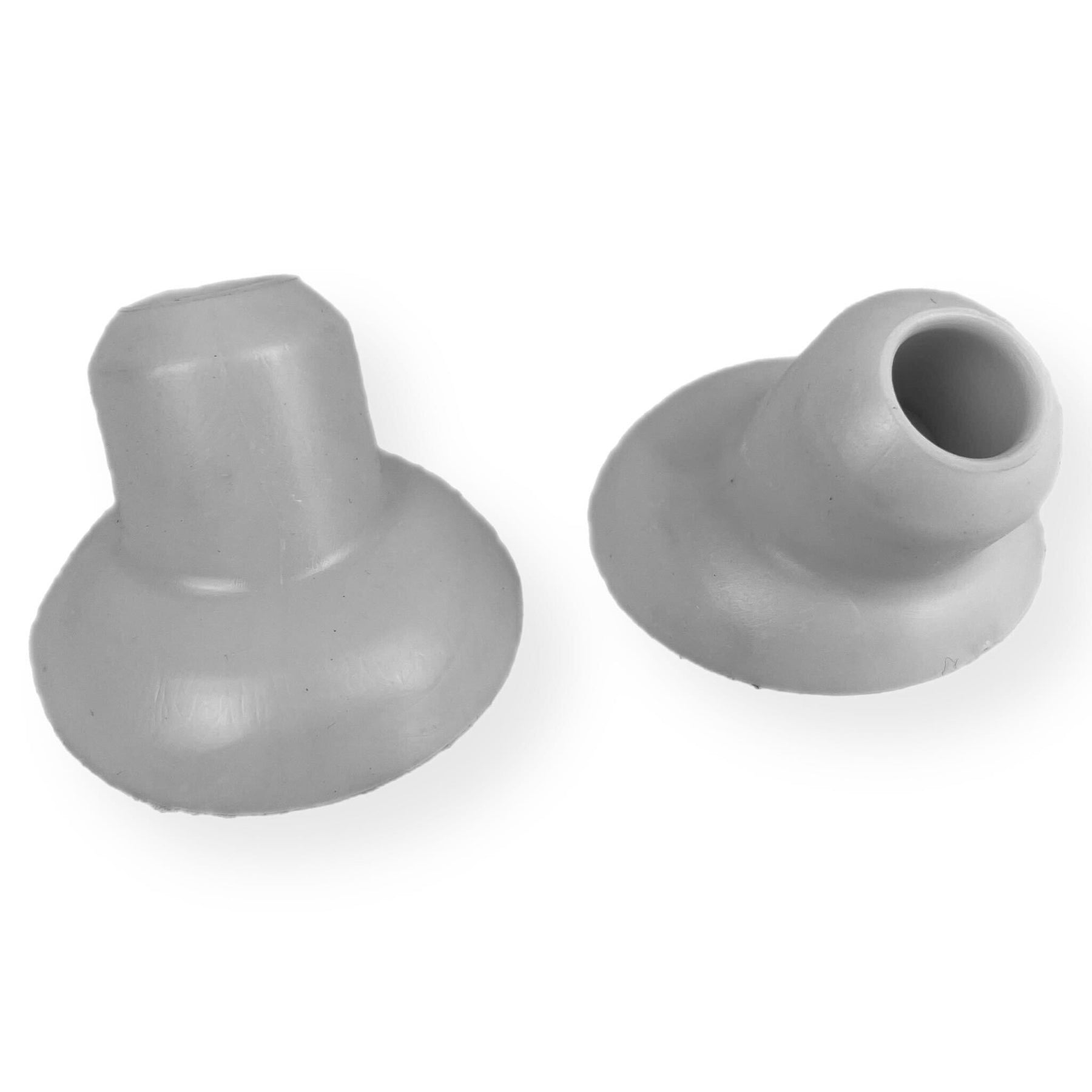 Front Carrier Replacement Rubber Cup/Buffer - 16mm - Pair - White