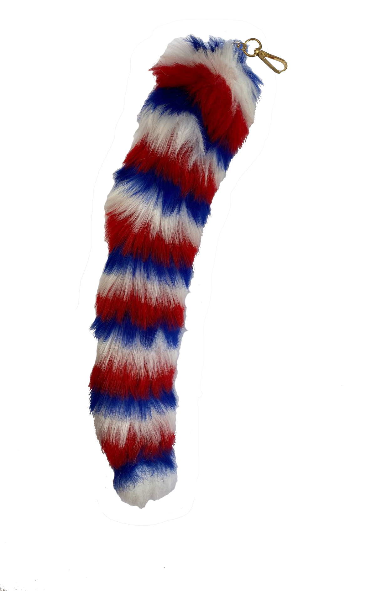 Lambretta Vespa Scooter MOD Raccoon Blue White Red Union Jack Colours Fox Tail