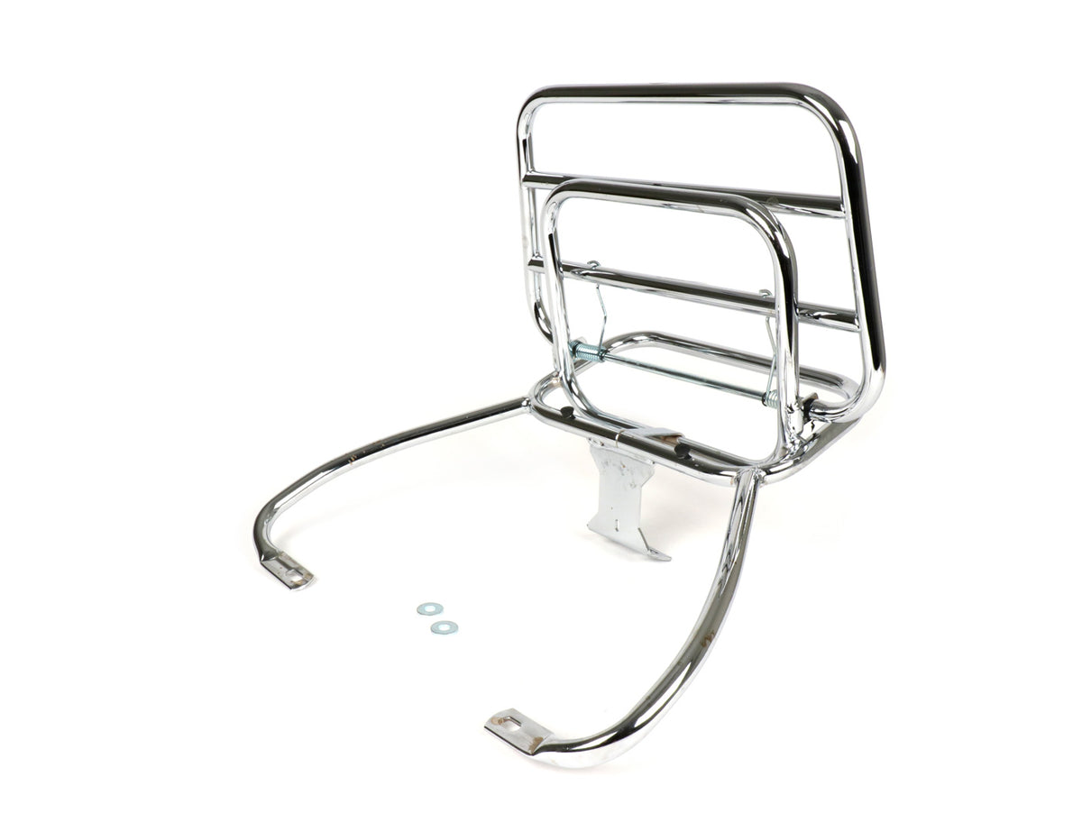 Piaggio Vespa GTS GTV 125 250 300 Chrome Rear Folding Carrier