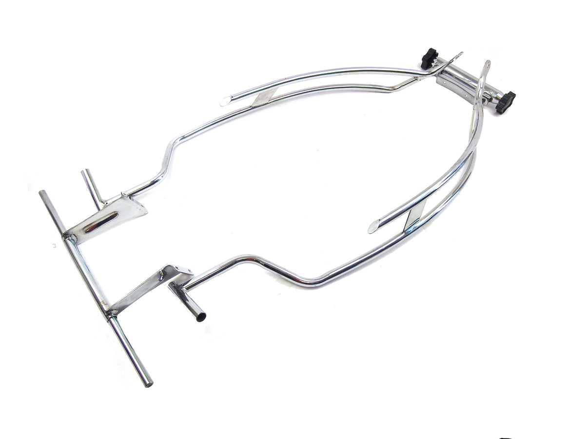 Vespa V50 V90 V100 Primavera 50 Special Side Panel Protector Florida Bars - Stainless Steel