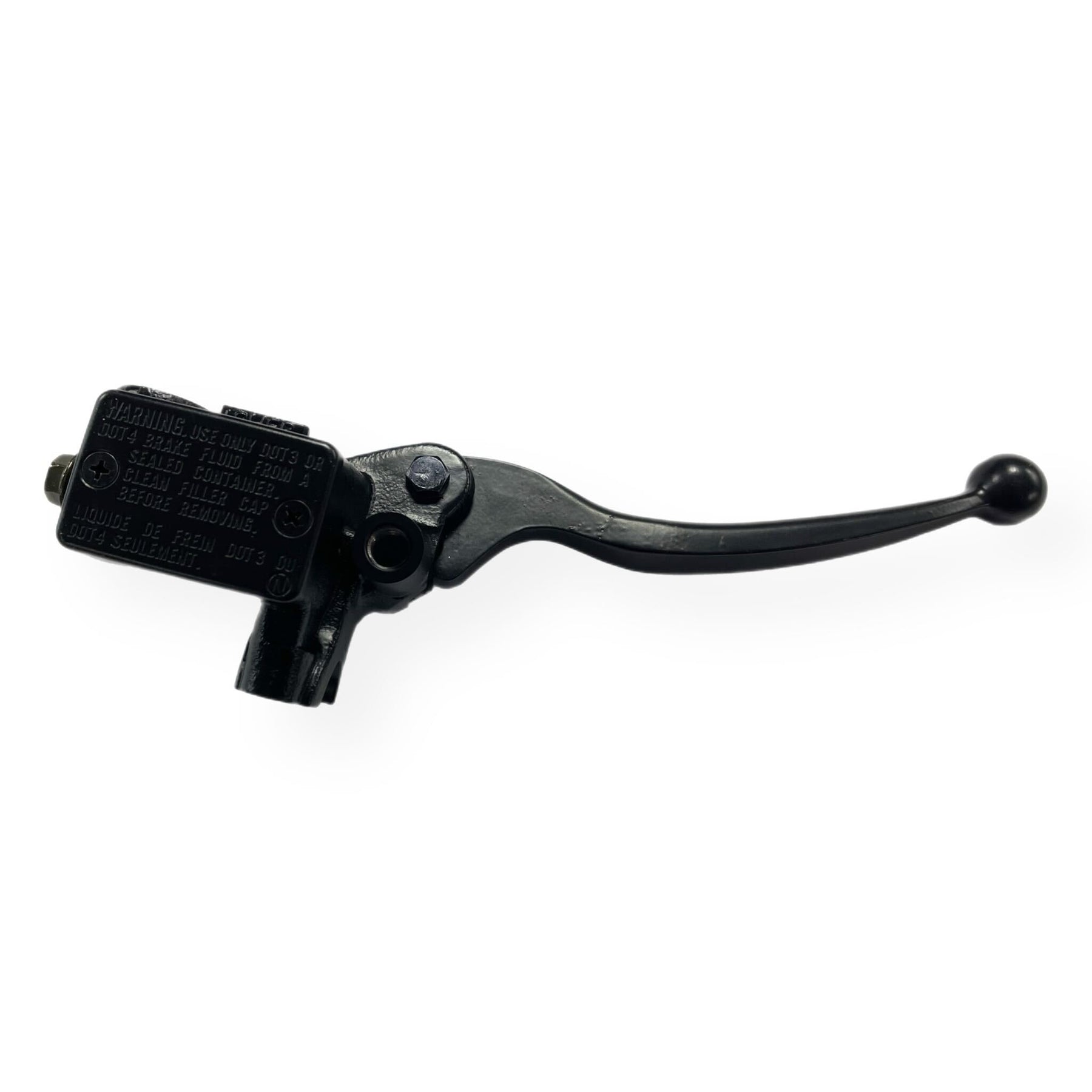 Vespa Lambretta Nissin Unmodifed Handlebar Master Cylinder with Lever - Black