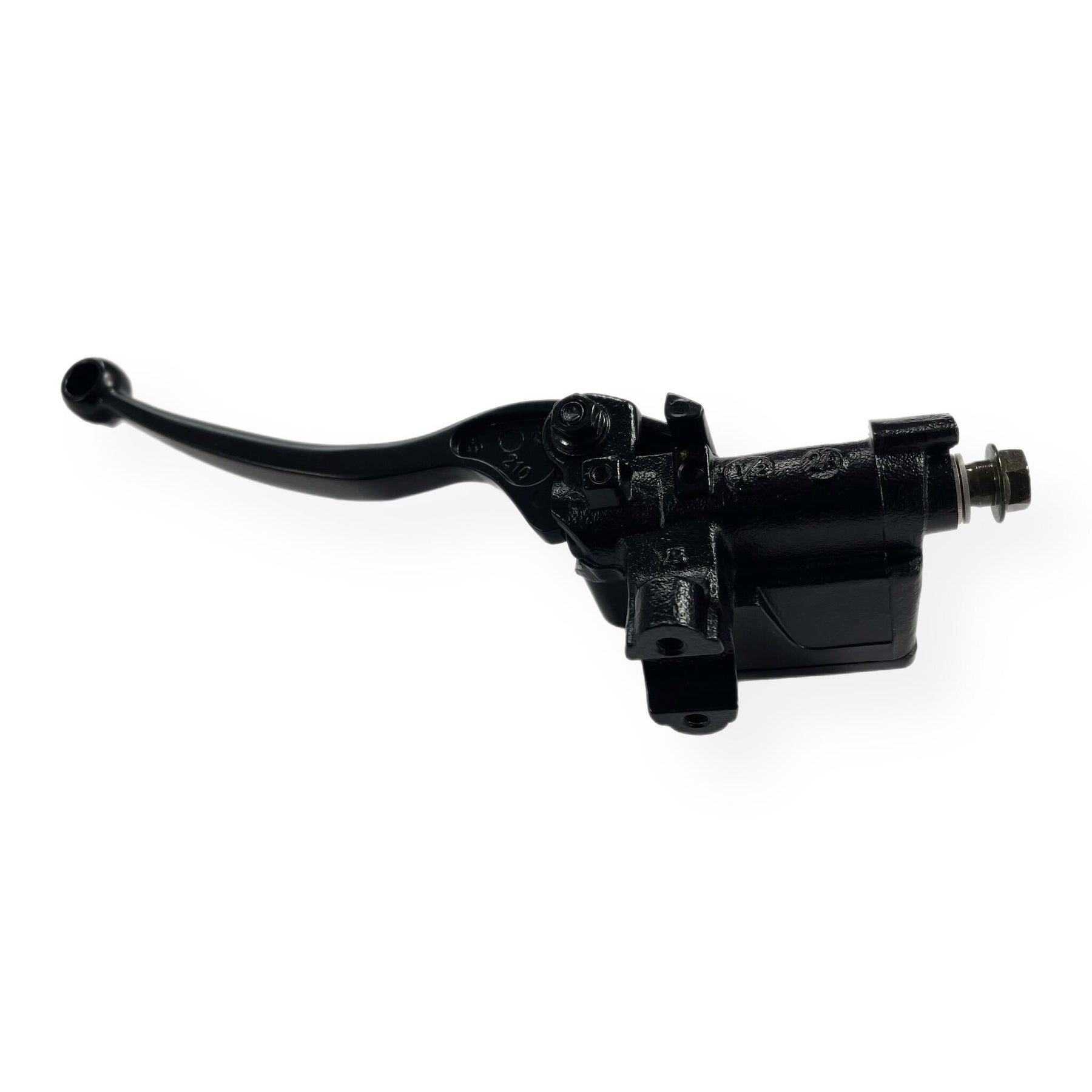 Vespa Lambretta Nissin Unmodifed Handlebar Master Cylinder with Lever - Black
