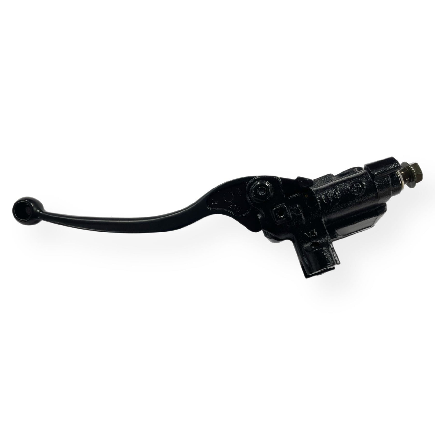 Vespa Lambretta Nissin Unmodifed Handlebar Master Cylinder with Lever - Black