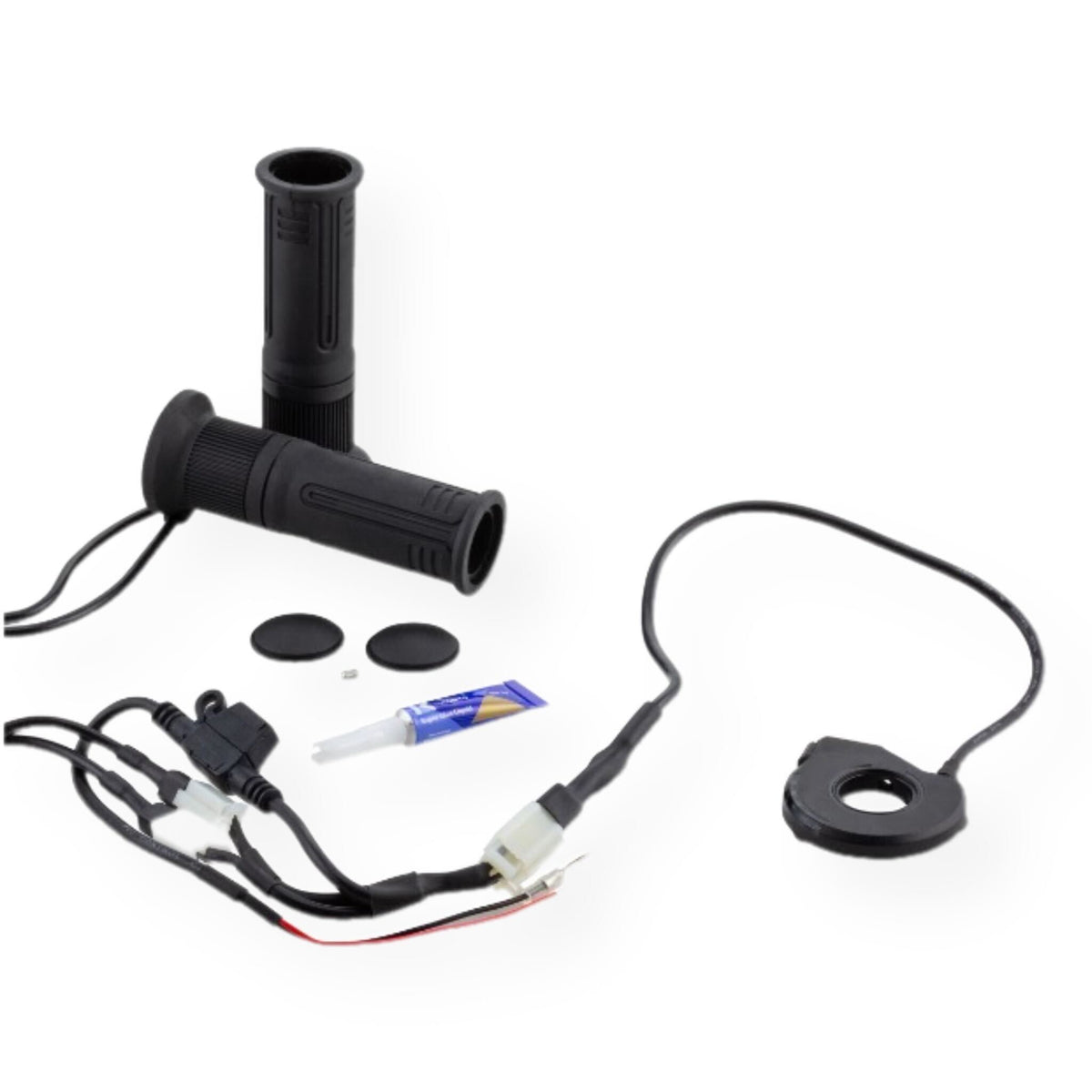 Heated Rubber Grips 12V KOSO HG-13 22/25mm