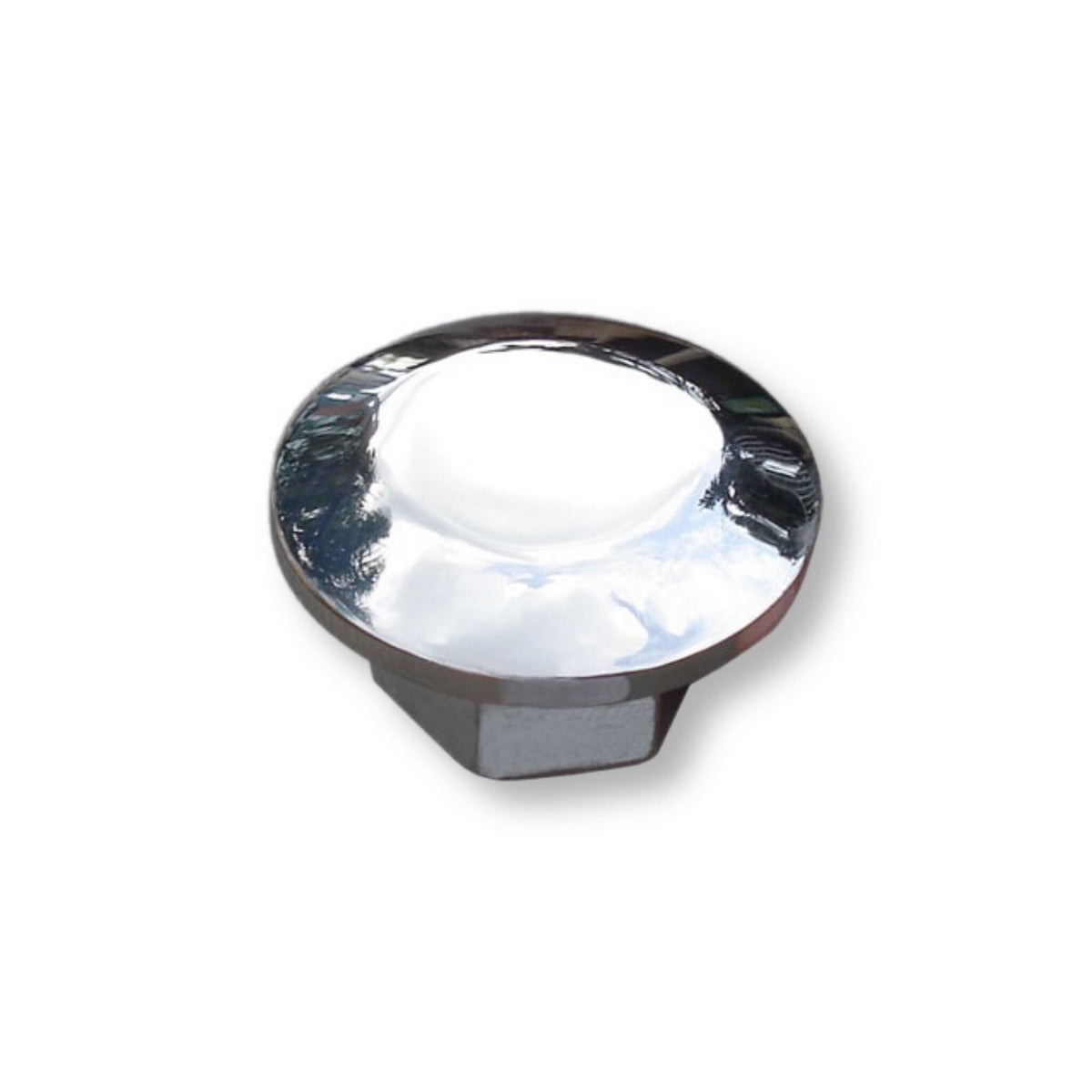 Lambretta Petrol Tap Arm / Choke Arm Surround - Hole Blank Stainless Steel