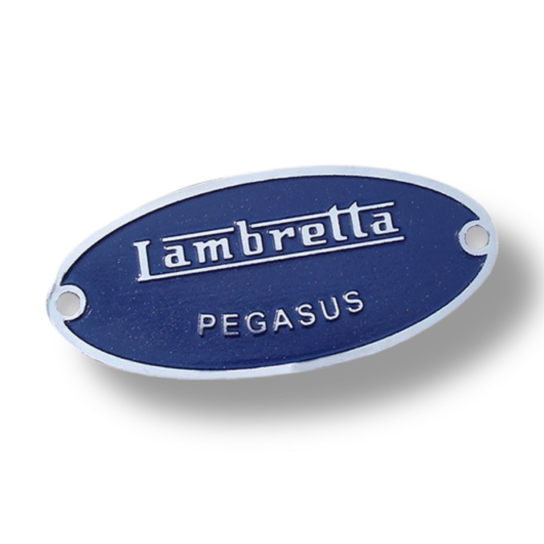 Lambretta Series 1 2 3 Li GP SX TV Pegasus Seat Badge - Blue