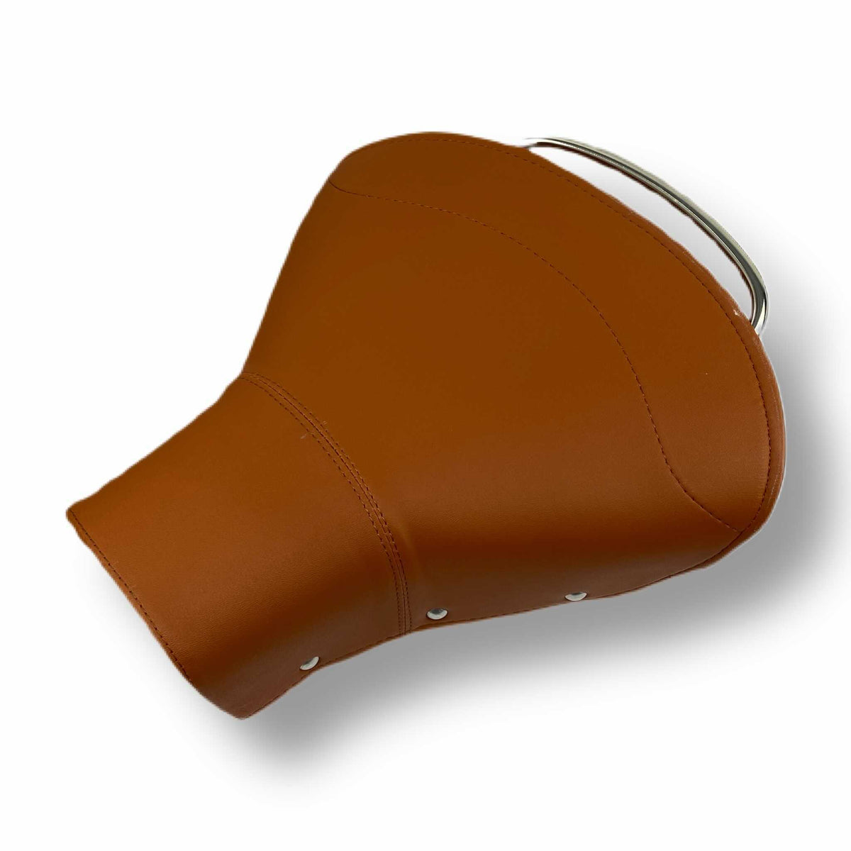 Lambretta Series 1 2 3 Li GP SX TV Single Saddles Seats Set Front & Rear - Tan