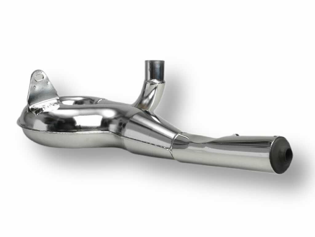 Vespa PX125 150 166 177 PINASCO Chrome Racing Exhaust