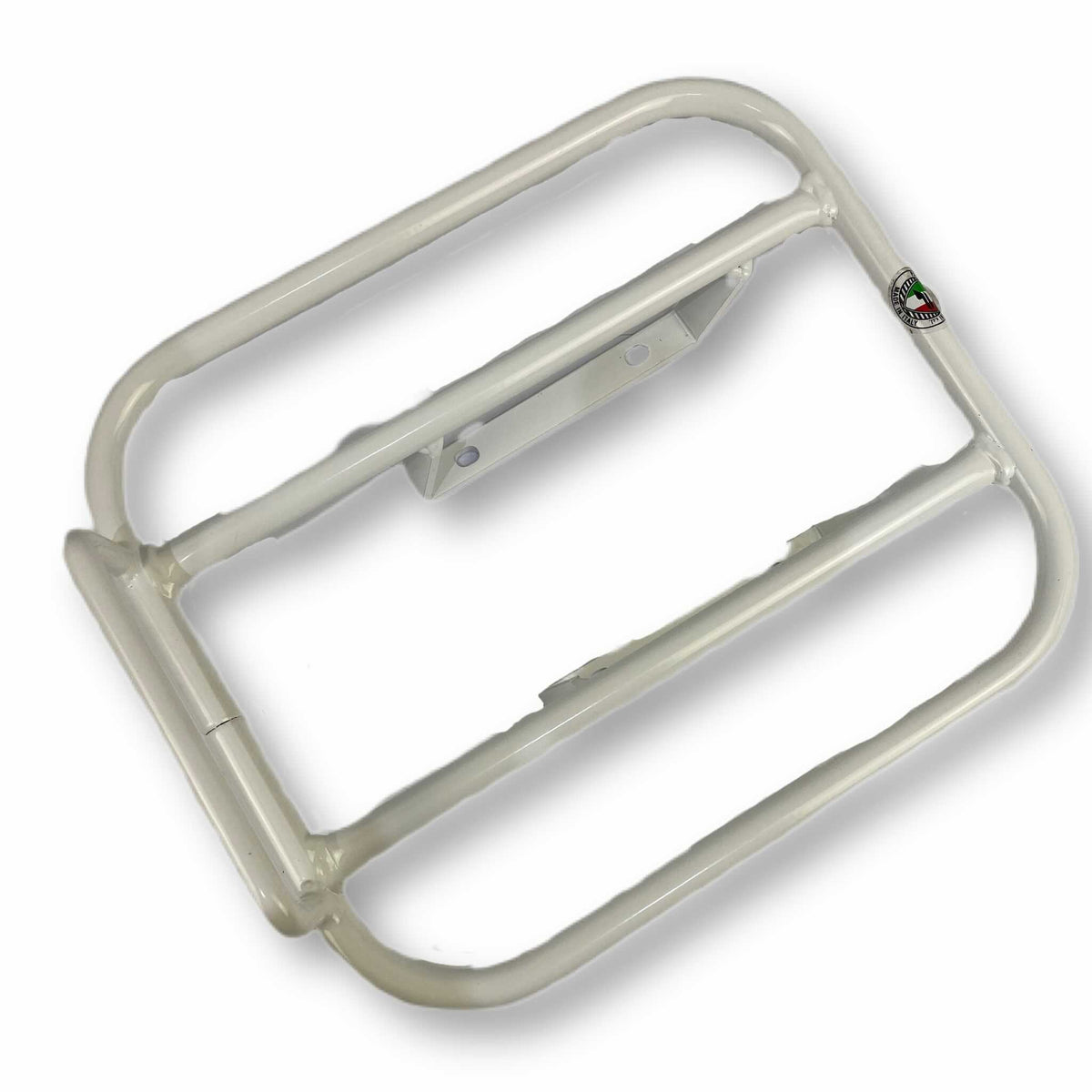 Lambretta Series 3 Li GP SX TV Rear Sprint Rack - 2 Bar Fitment - White
