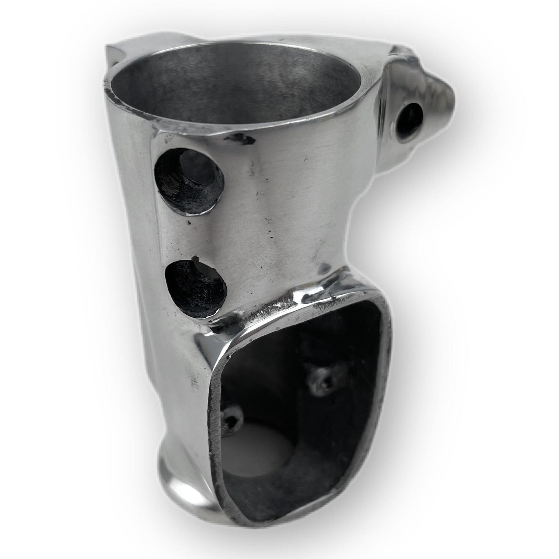Lambretta Indian GP OutBoard Hydraulic Front Disc Light Switch Housing - Polished Alloy