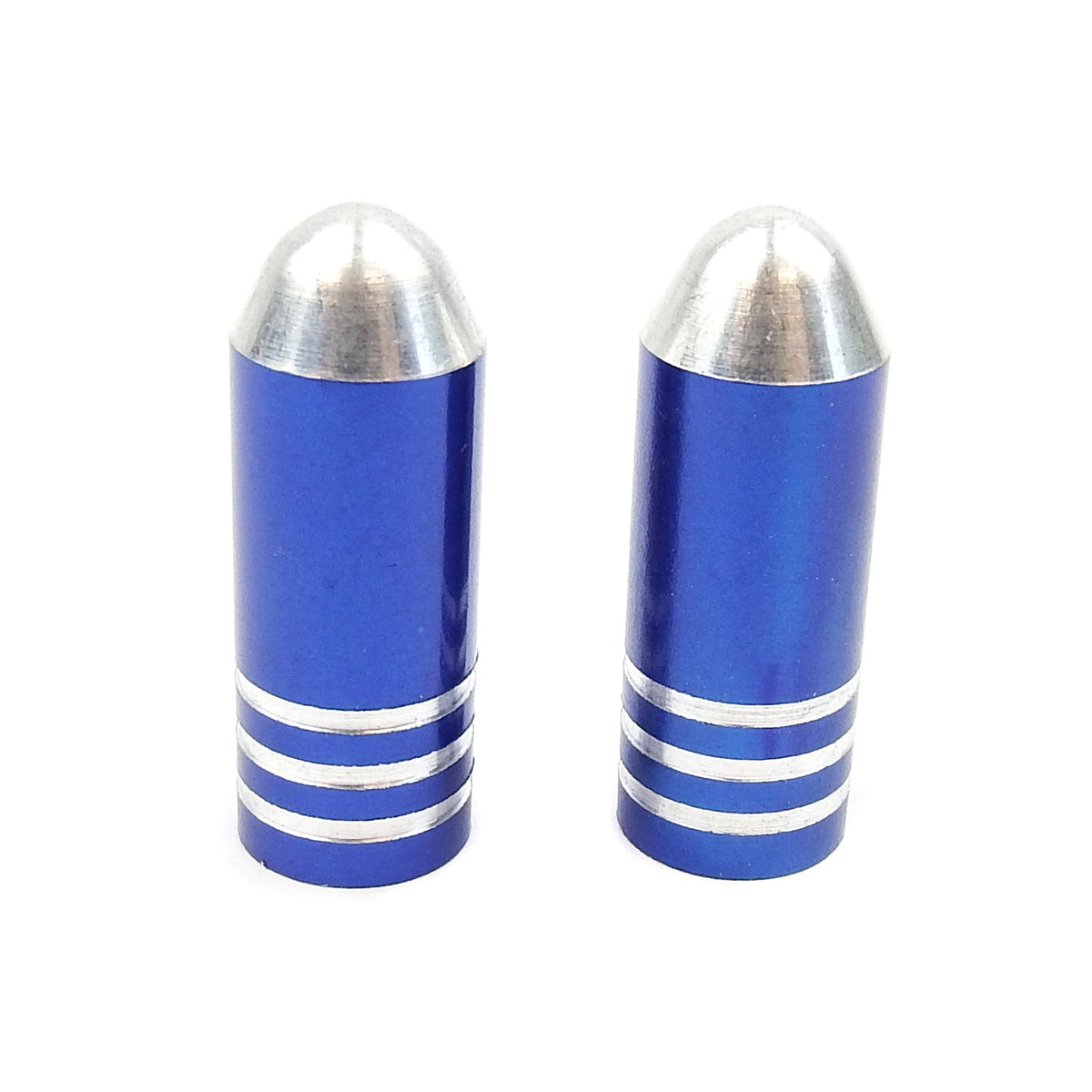 Valve Cap Blue Bullet