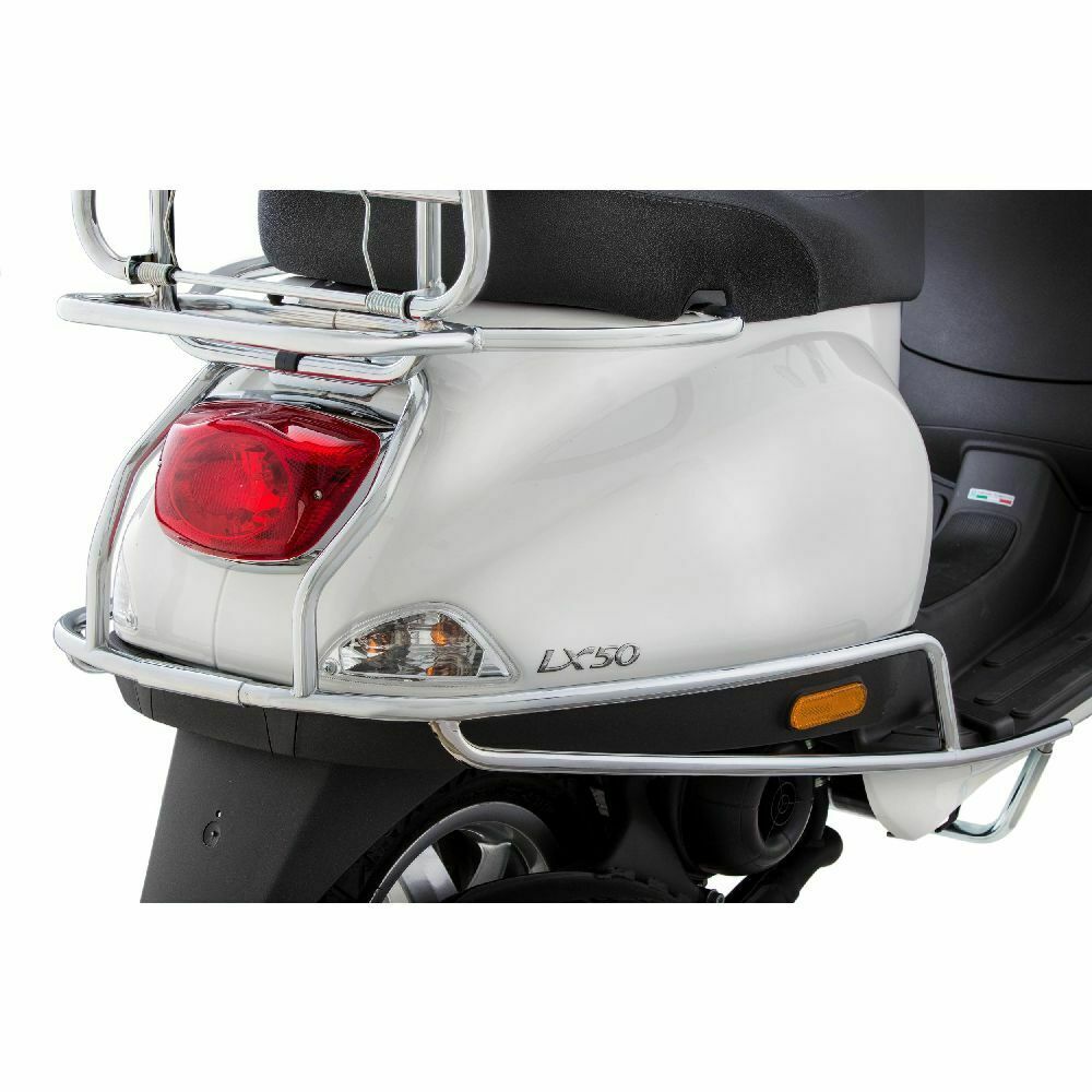 Piaggio Vespa ET2 ET4 LX Rear Crash Bar Cuppini Chrome