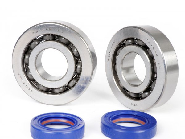 Piaggio Gilera 50-80cc POLINI Ball Bearing & Oil Seal Kit 20x52x12mm C4