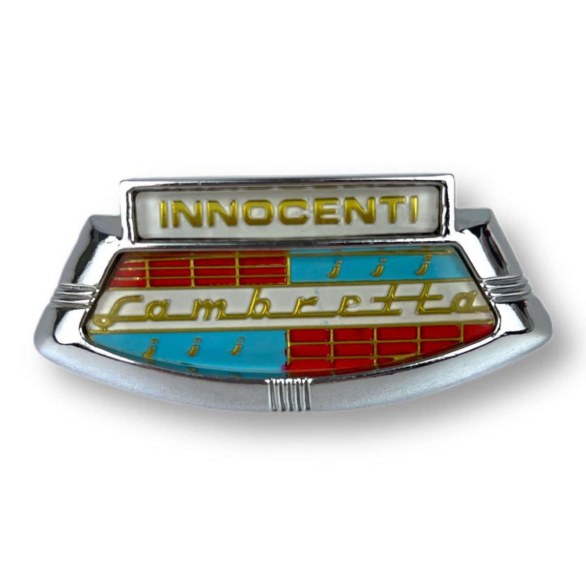 Lambretta Series 2 3 Li SX TV Horncover Horncast Badge Shield - Gold