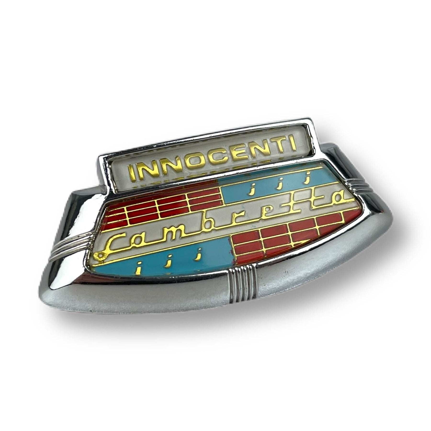 Lambretta Series 2 3 Li SX TV Horncover Horncast Badge Shield - Gold