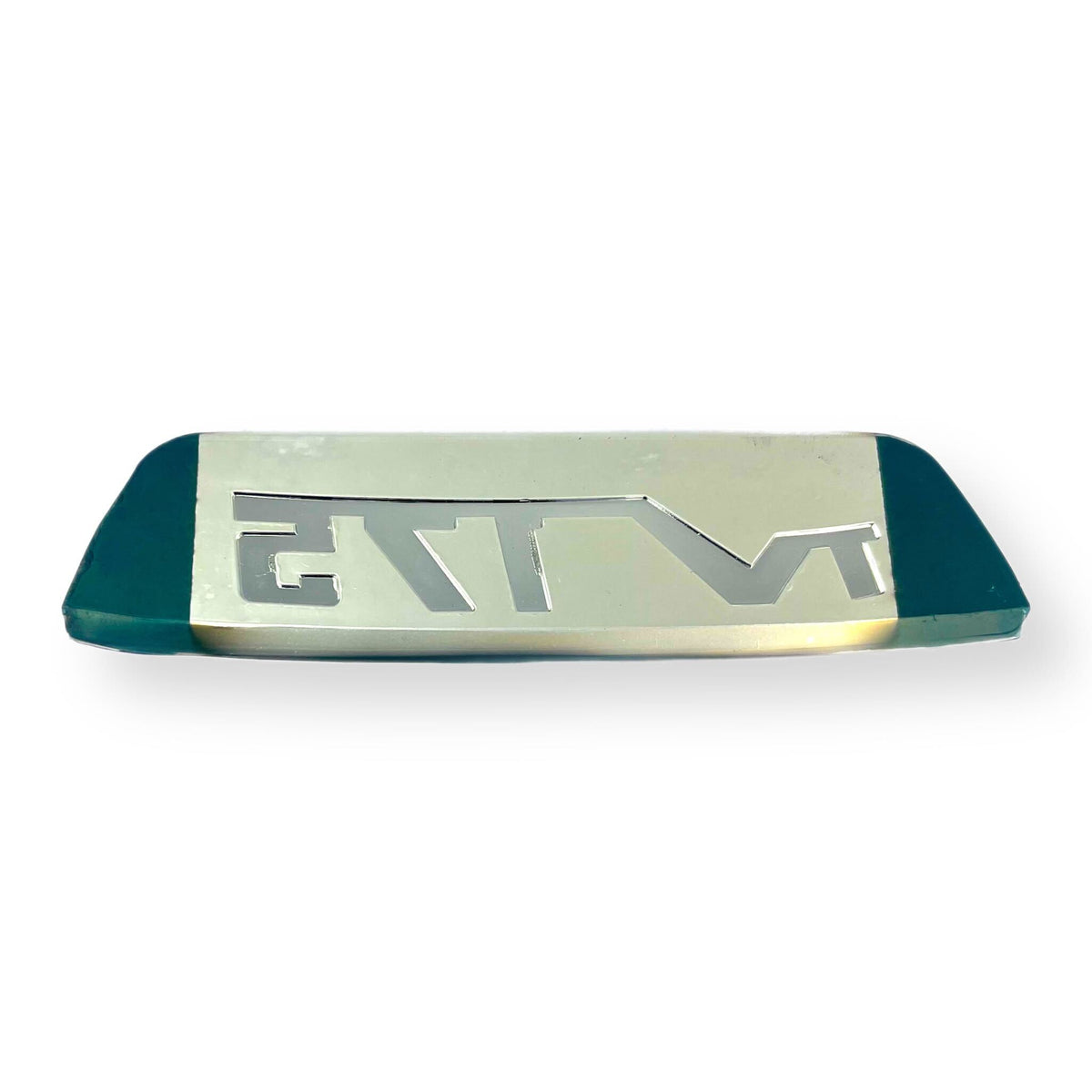 Lambretta Series 3 TV 175 3D Rear Frame Badge Insert - Silver / Blue
