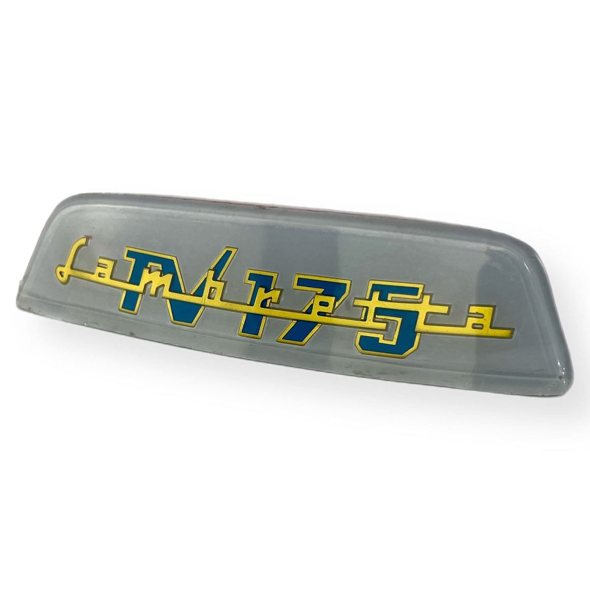 Lambretta - Badge - Rear Frame Badge Insert TV 175 - Gold/White