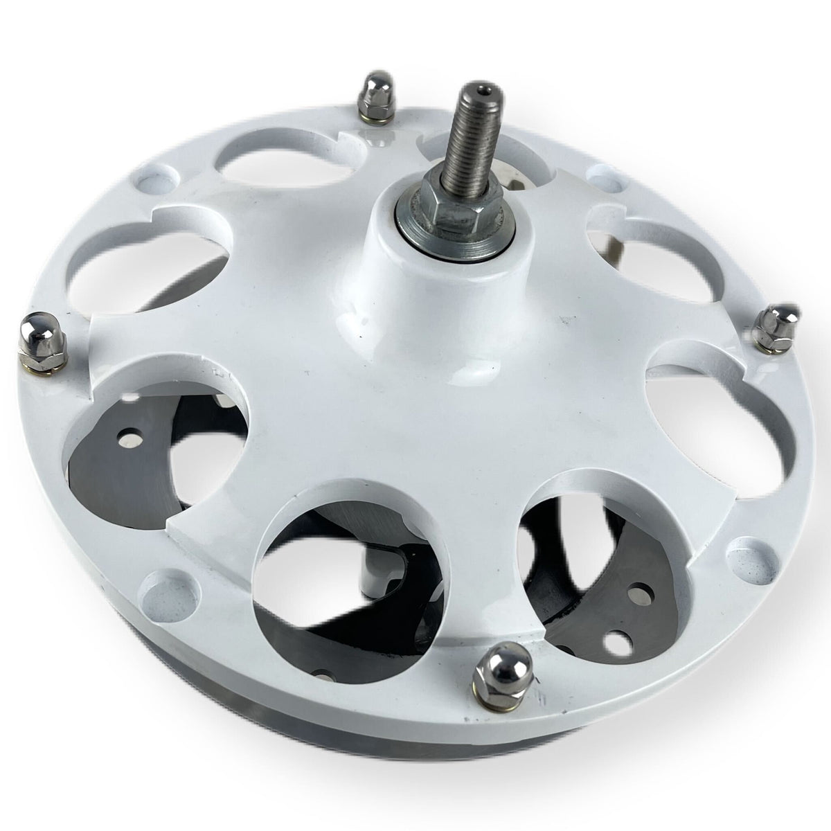 Lambretta Series 1-3 Li GP SX TV OutBoard Front Disc Kit Complete Billet Pepperpot - White