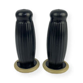 Lambretta Series 3 Li GP SX TV Balloon Grips Dot Type 22mm - Black