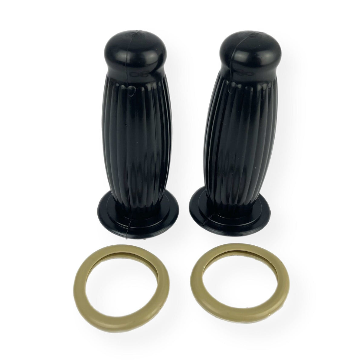 Lambretta Series 3 Li GP SX TV Balloon Grips Dot Type 22mm - Black