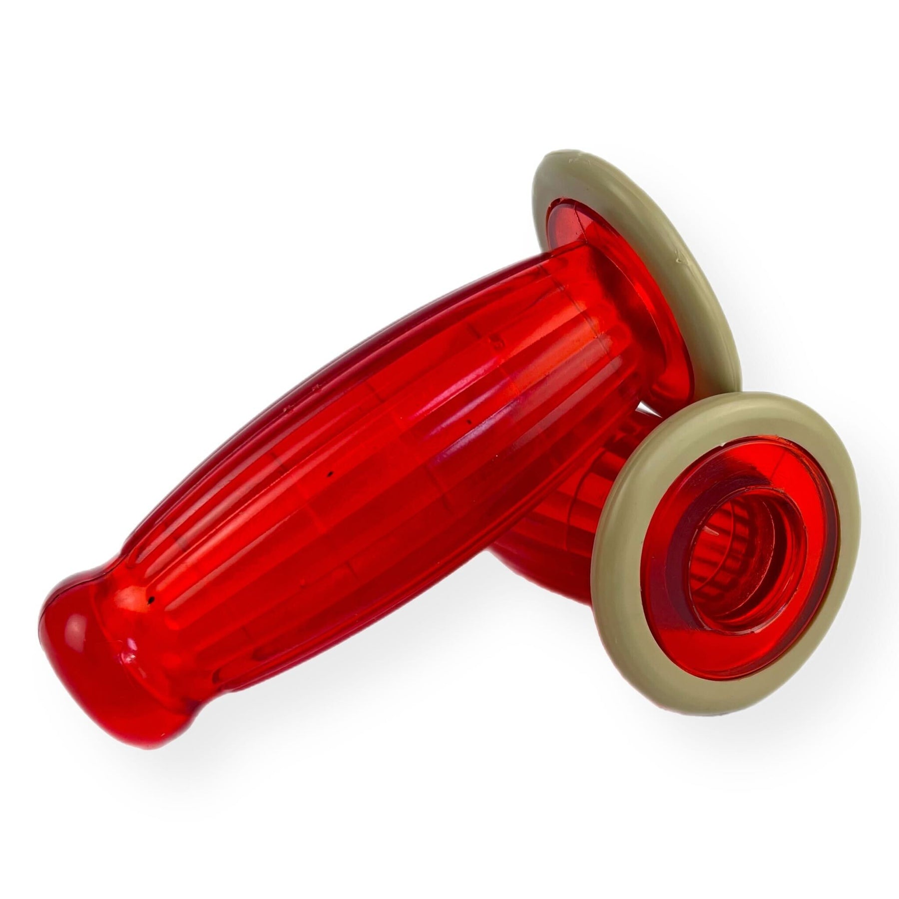 Lambretta Series 3 Li GP SX TV Balloon Grips Dot Type 22mm - Red