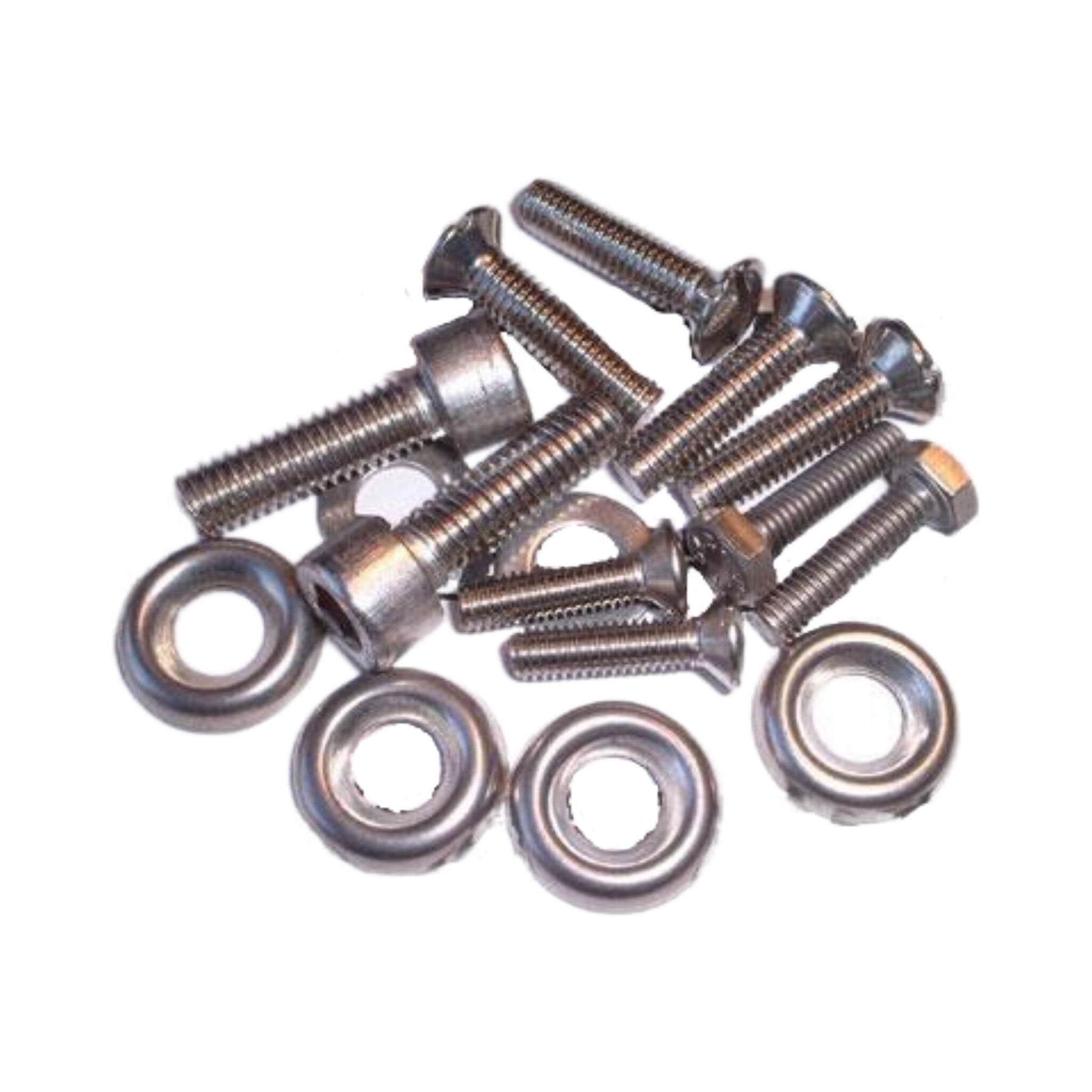 Lambretta Series 3 Li GP SX TV Horncover & Grill Fixing Kit - Stainless Steel
