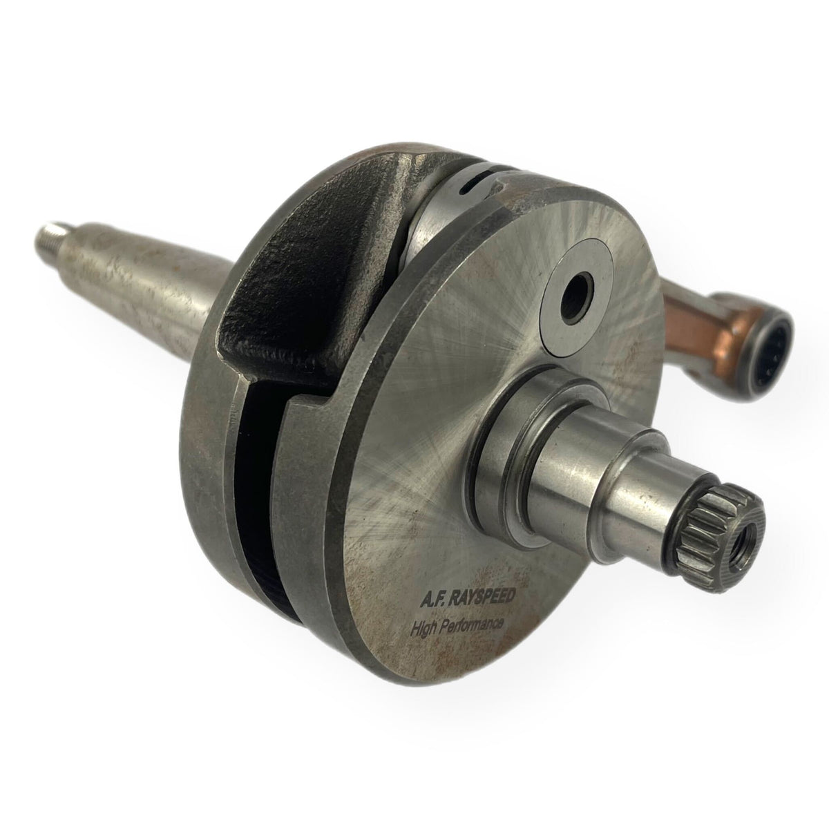 Lambretta RB25 High Performance Race Crankshaft Mazzucchelli 60mm Stroke 107mm Conrod - AF Rayspeed