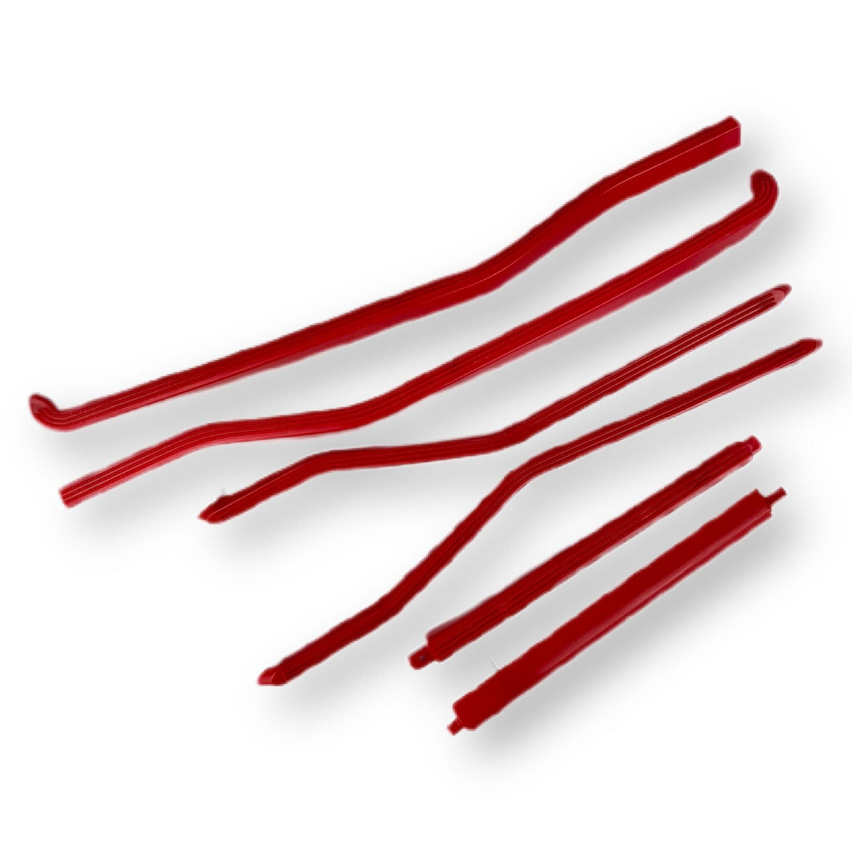 Lambretta GP DL Front And Rear Floor Runner Plastics - Red