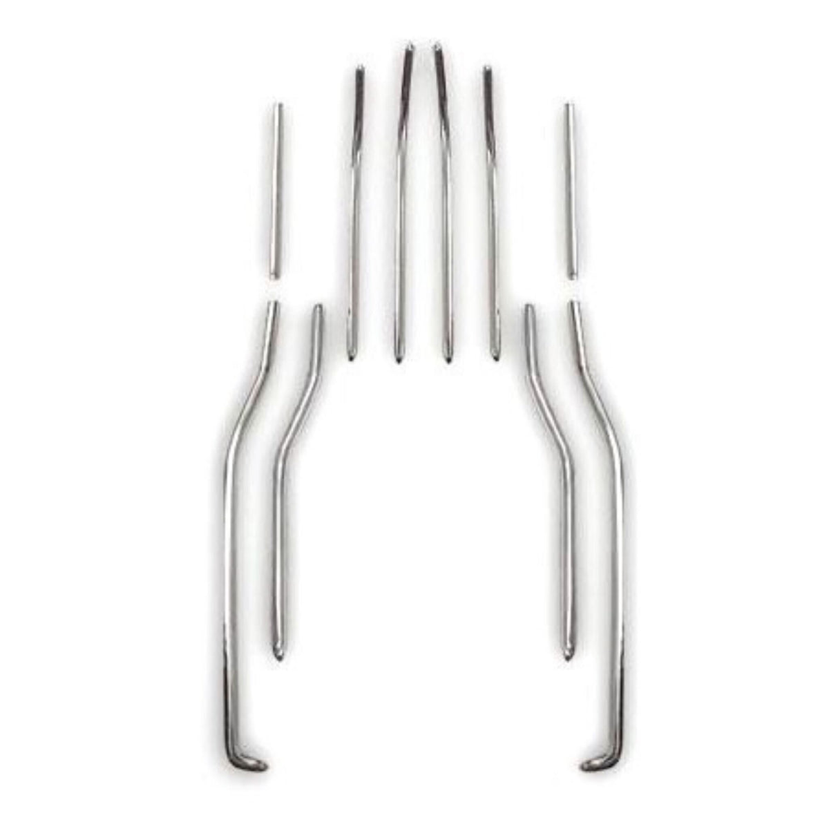 Lambretta GP DL Floorboard Runner Set - Polished Stainless Steel