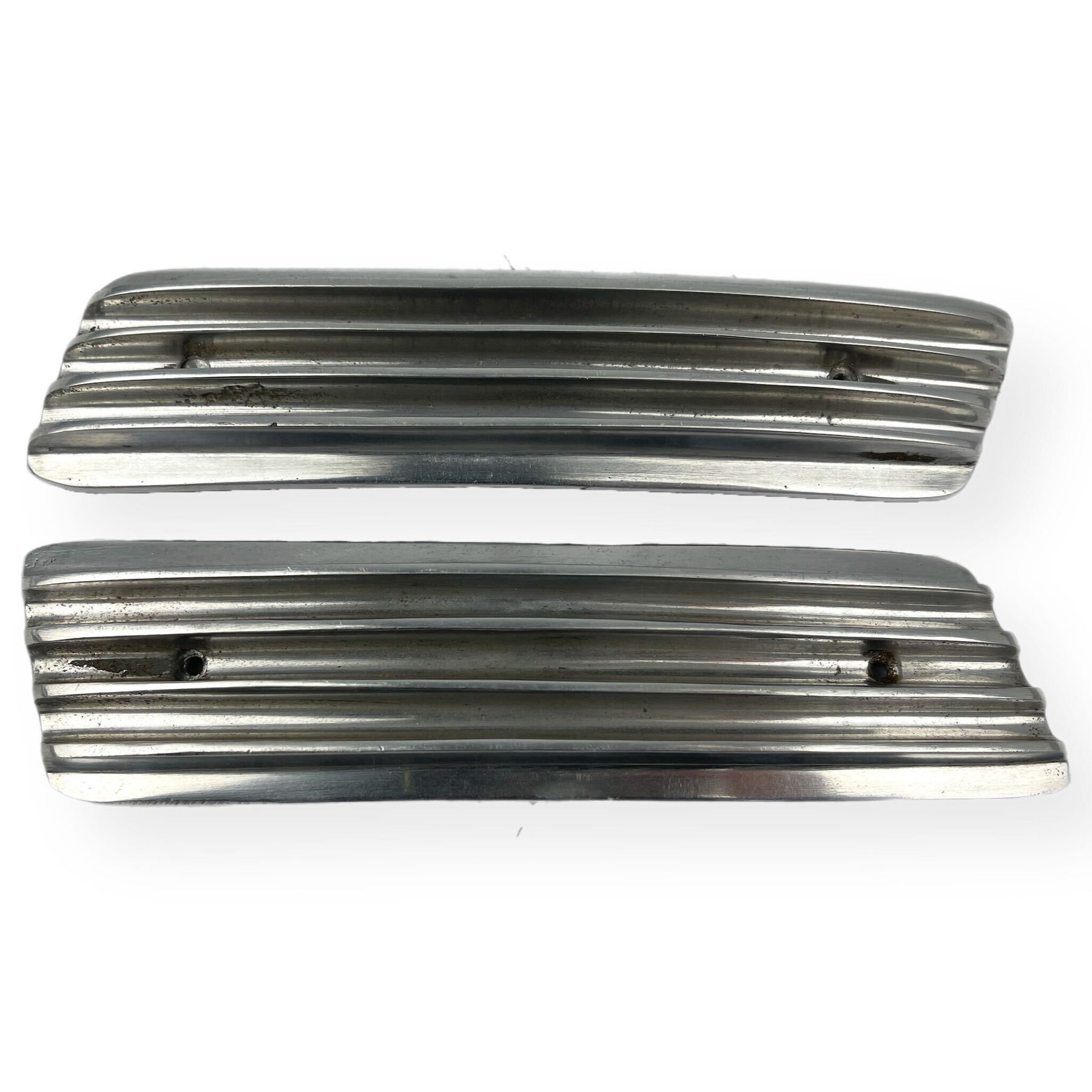 Lambretta GP DL Side Panel Grills - Polished Alloy