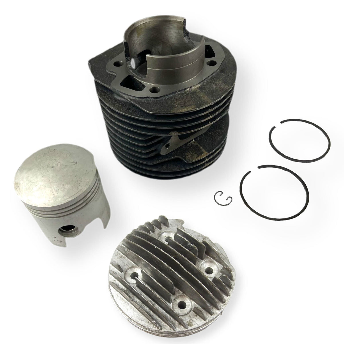 Lambretta GP Li SX Barrel / Piston And Head 200cc Kit - Iron