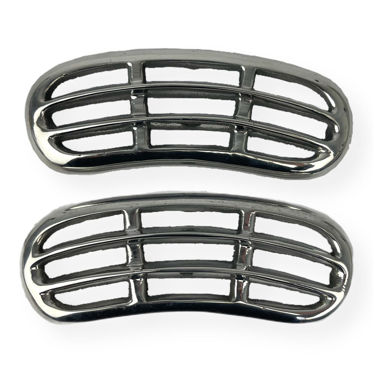 Lambretta LD 125 150 Panel Grills - Polished Alloy